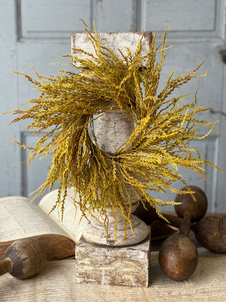 Goldenrod Fields Candle Ring | 10” | NOT CURRENTLY IN STOCK-New For Holiday 2026!