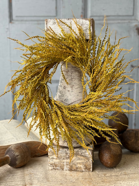 Goldenrod Fields Candle Ring | 12” | NOT CURRENTLY IN STOCK-New For Holiday 2026!