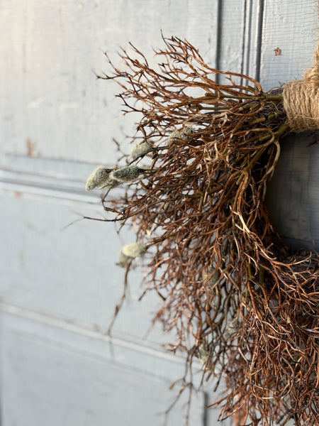 Winding Willow Hanging Wreath | 12" | NOT CURRENTLY IN STOCK-New For Holiday 2026!
