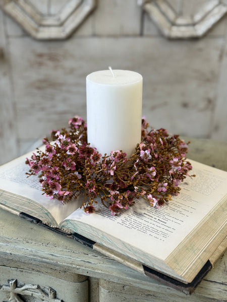 Emmeline Candle Ring | 9” | Heather | NOT CURRENTLY IN STOCK-New For Holiday 2026!