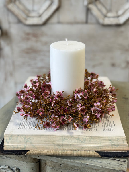 Emmeline Candle Ring | 9” | Heather | NOT CURRENTLY IN STOCK-New For Holiday 2026!