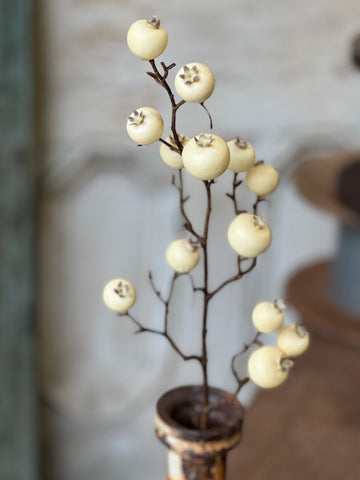 Tallow Berry Spray | 23" | Cream | CLEAN UP SPECIAL!  From $1.75 - Last 168pcs!