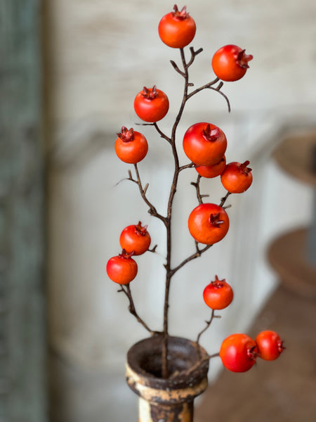 Tallow Berry Spray | 23" | Pumpkin