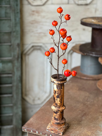Tallow Berry Spray | 23" | Pumpkin | NEW CLOSEOUT!  From $0.95