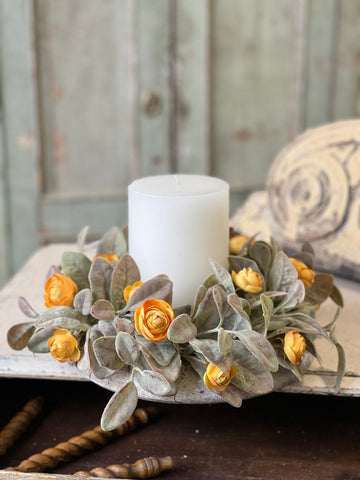 Amberly Blooms Candle Ring | 11" | SOLD OUT