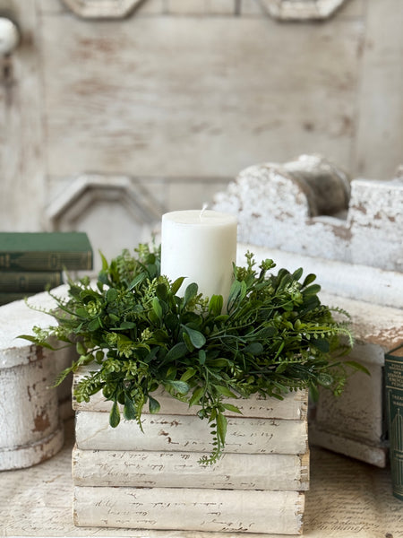 Ferncroft Greens Candle Ring | 10" | NOT CURRENTLY IN STOCK-New For Spring 2027!