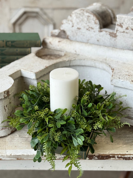 Ferncroft Greens Candle Ring | 10" | NOT CURRENTLY IN STOCK-New For Spring 2027!