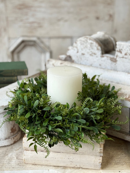 Ferncroft Greens Candle Ring | 12" | NOT CURRENTLY IN STOCK-New For Spring 2027!
