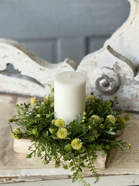 Wishing Well Candle Ring | 10" | Cream | NOT CURRENTLY IN STOCK-New For Spring 2027!