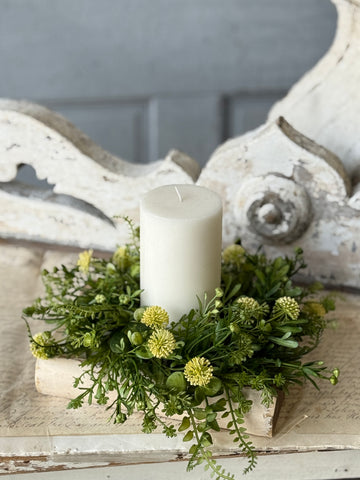 Wishing Well Candle Ring | 10" | Cream | NOT CURRENTLY IN STOCK-New For Spring 2027!