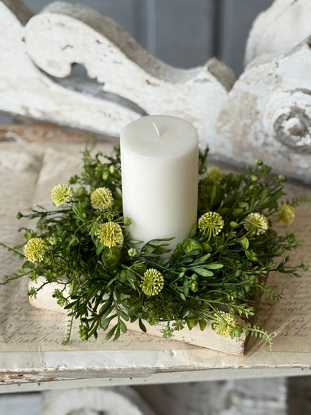 Wishing Well Candle Ring | 10" | Cream | NOT CURRENTLY IN STOCK-New For Spring 2027!