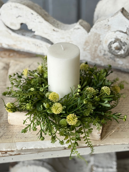 Wishing Well Candle Ring | 10" | Cream | NOT CURRENTLY IN STOCK-New For Spring 2027!