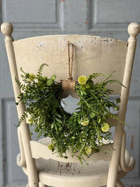 Wishing Well Hanging Wreath | 14" | Cream | NOT CURRENTLY IN STOCK-New For Spring 2027!