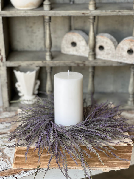 Ever After Sage Candle Ring | 13" | Purple | NOT CURRENTLY IN STOCK-New For Spring 2026!