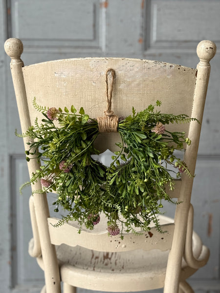 Wishing Well Hanging Wreath | 14" | Purple | NOT CURRENTLY IN STOCK-New For Spring 2027!