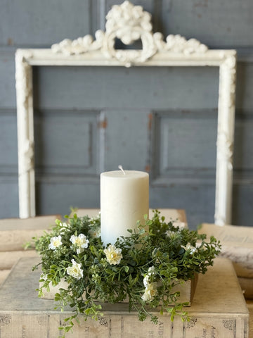 Jessamine Candle Ring | 11" | Cream | NOT CURRENTLY IN STOCK-New For Spring 2027!