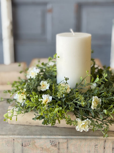 Jessamine Candle Ring | 11" | Cream | NOT CURRENTLY IN STOCK-New For Spring 2027!