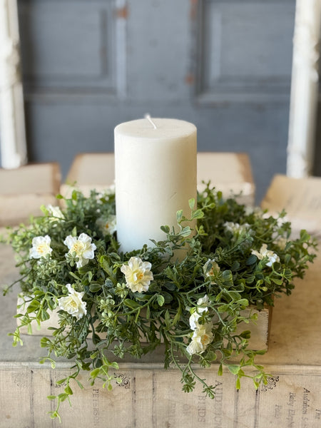 Jessamine Candle Ring | 11" | Cream | NOT CURRENTLY IN STOCK-New For Spring 2027!