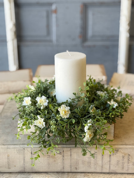 Jessamine Candle Ring | 11" | Cream | NOT CURRENTLY IN STOCK-New For Spring 2027!