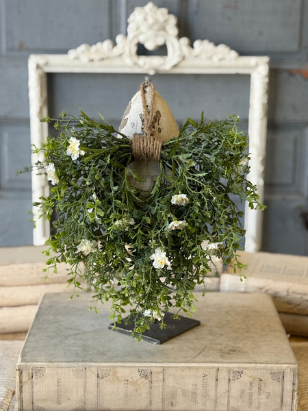 Jessamine Hanging Wreath | 12" | Cream | NOT CURRENTLY IN STOCK-New For Spring 2027!