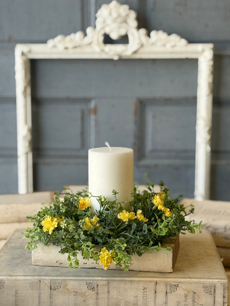 Jessamine Candle Ring | 11" | Yellow | NOT CURRENTLY IN STOCK-New For Spring 2027!