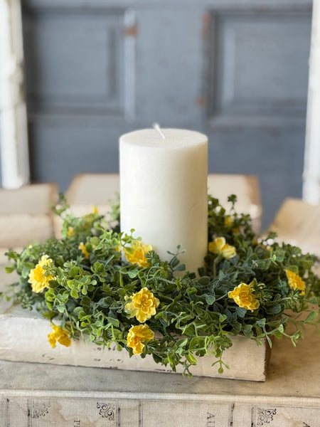 Jessamine Candle Ring | 11" | Yellow | NOT CURRENTLY IN STOCK-New For Spring 2027!