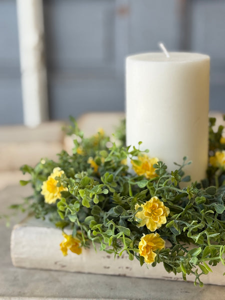 Jessamine Candle Ring | 11" | Yellow | NOT CURRENTLY IN STOCK-New For Spring 2027!