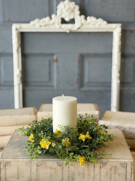 Jessamine Candle Ring | 11" | Yellow | NOT CURRENTLY IN STOCK-New For Spring 2027!