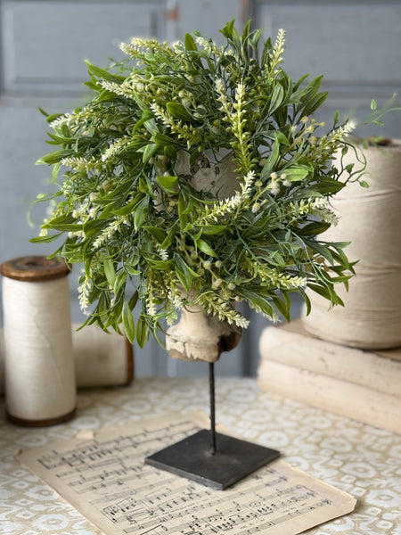 Cotton Grass Candle Ring | 11" | NOT CURRENTLY IN STOCK-New For Spring 2027!