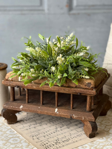 Cotton Grass Half Sphere | 12" | NOT CURRENTLY IN STOCK-New For Spring 2027!
