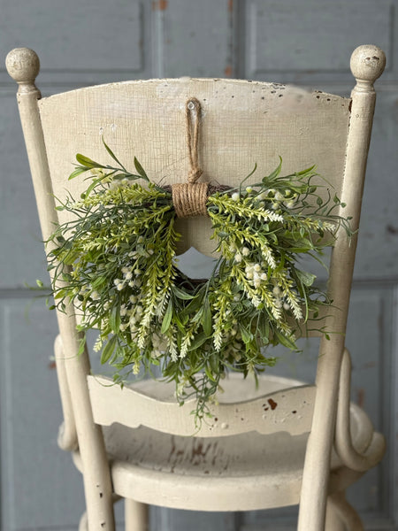 Cotton Grass Hanging Wreath | 14" | NOT CURRENTLY IN STOCK-New For Spring 2027!