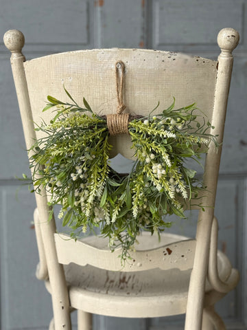 Cotton Grass Hanging Wreath | 14" | NOT CURRENTLY IN STOCK-New For Spring 2027!