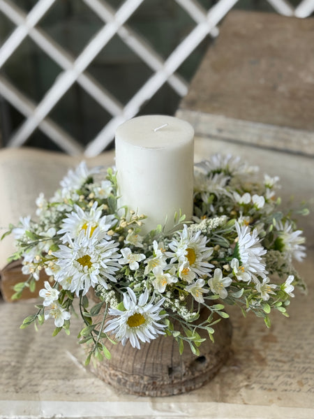 Sunday Best Blooms Candle Ring | 10" | NOT CURRENTLY IN STOCK-New For Spring 2027!