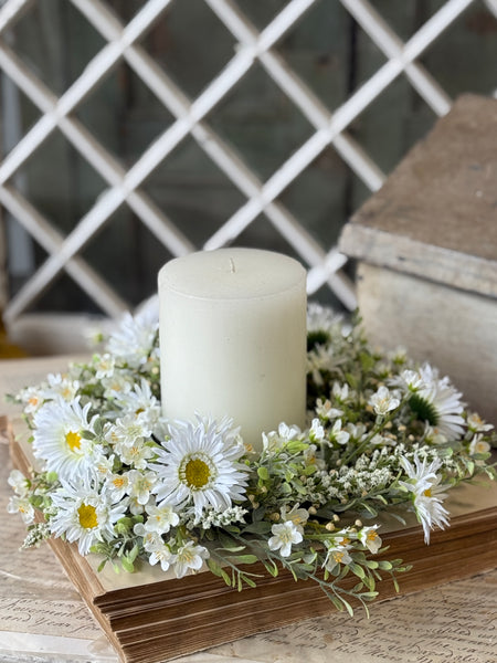 Sunday Best Blooms Candle Ring | 12" | NOT CURRENTLY IN STOCK-New For Spring 2027!