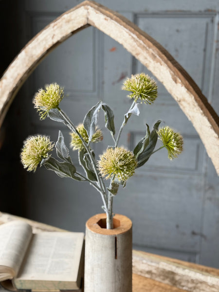 Dew Thistle Spray | 27" | Cream | NOT CURRENTLY IN STOCK-New For Spring 2027!