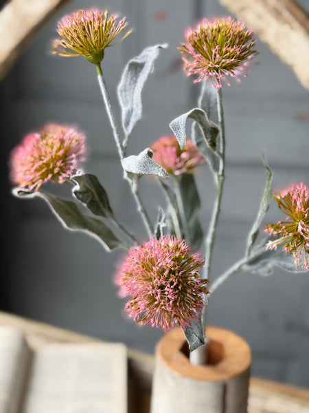 Dew Thistle Spray | 27" | Pink | NOT CURRENTLY IN STOCK-New For Spring 2027!