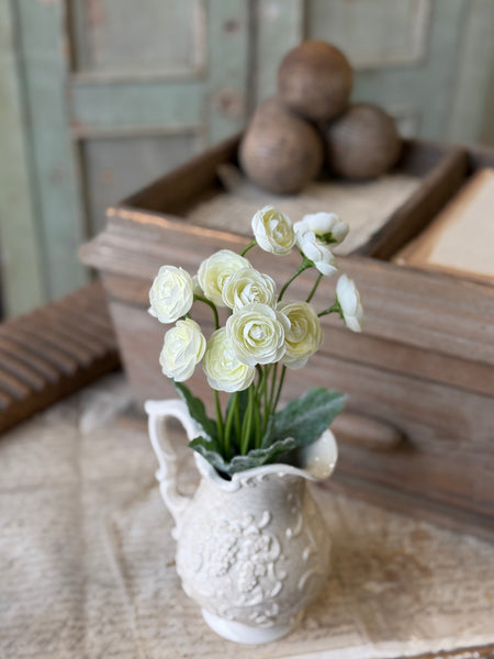 Ranunculus Riot Bouquet | 11" | Cream | NOT CURRENTLY IN STOCK-New For Spring 2027!