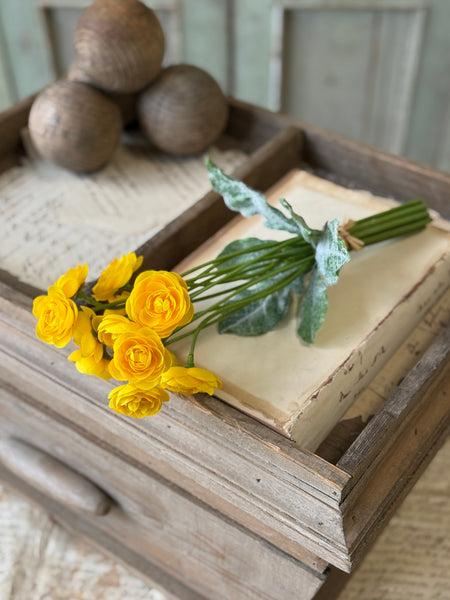 Ranunculus Riot Bouquet | 11" | Yellow | NOT CURRENTLY IN STOCK-New For Spring 2027!