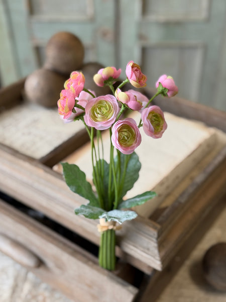 Ranunculus Riot Bouquet | 11" | Pink | NOT CURRENTLY IN STOCK-New For Spring 2027!