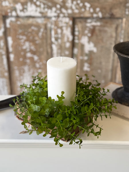 Cambria Eucalyptus Candle Ring | 9" | NOT CURRENTLY IN STOCK-New For Spring 2027!