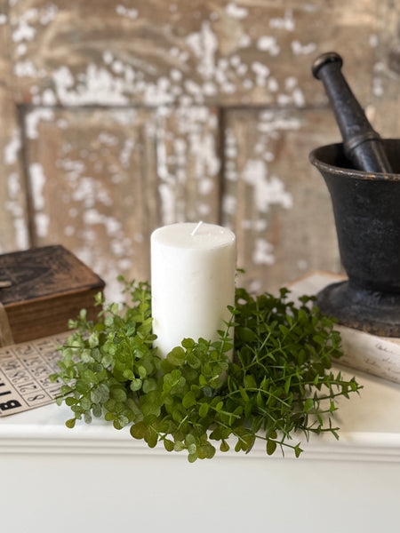Cambria Eucalyptus Candle Ring | 9" | NOT CURRENTLY IN STOCK-New For Spring 2027!