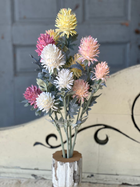 Paradise Protea | 26" | Cream | NOT CURRENTLY IN STOCK-New For Spring 2026!
