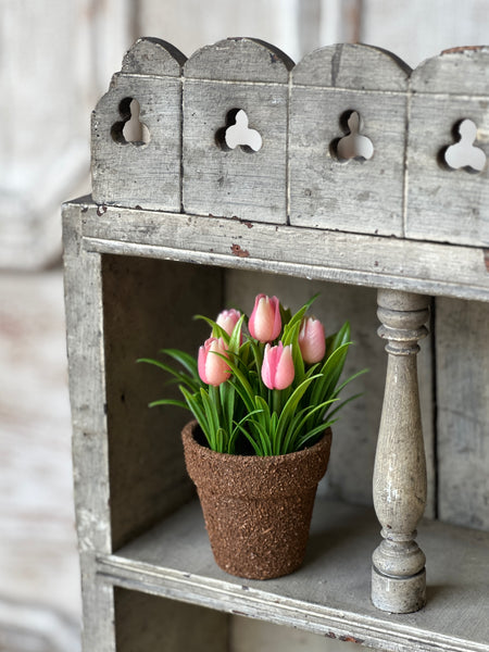 Teacup Tulip Pot | 5" | Pink | NOT CURRENTLY IN STOCK-New For Spring 2026!