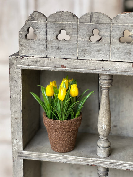 Teacup Tulip Pot | 5" | Yellow | NOT CURRENTLY IN STOCK-New For Spring 2026!