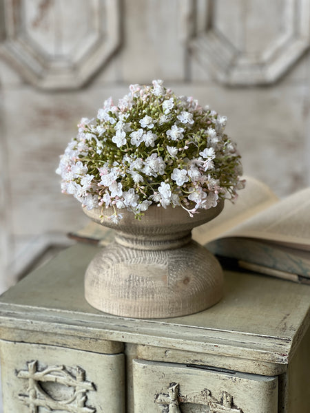 Stardust Blooms Half Sphere | 7.5" | White | NOT CURRENTLY IN STOCK-New For Spring 2026!