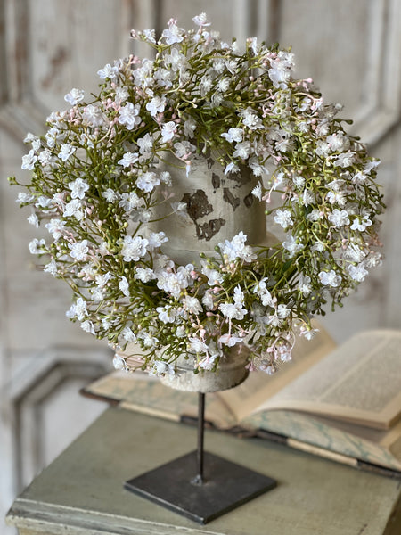 Stardust Blooms Candle Ring | 11" | White | NOT CURRENTLY IN STOCK-New For Spring 2026!