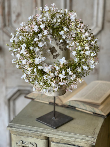 Stardust Blooms Candle Ring | 11" | White | NOT CURRENTLY IN STOCK-New For Spring 2026!