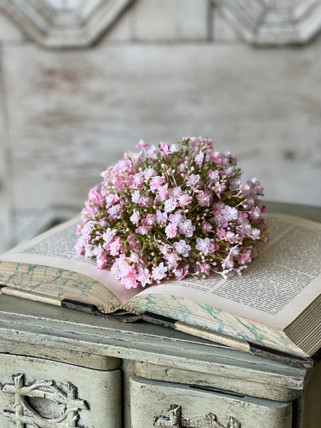 Stardust Blooms Half Sphere | 7.5" | Pink | NOT CURRENTLY IN STOCK-New For Spring 2026!