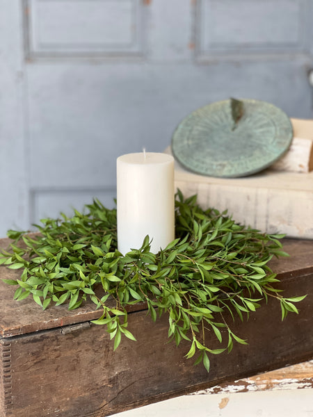 Sundial Leaves Candle Ring | 14" | NOT CURRENTLY IN STOCK-New For Spring 2026!