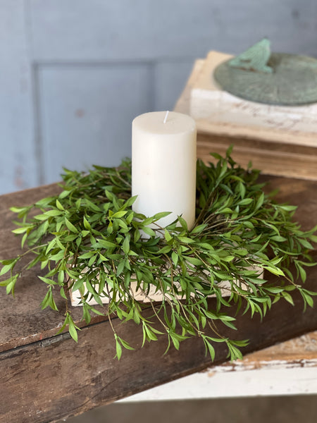 Sundial Leaves Candle Ring | 14" | NOT CURRENTLY IN STOCK-New For Spring 2026!